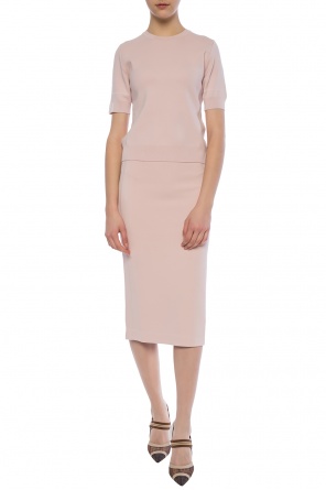 Logo-embroidered skirt, zdjęcie 2 Logo-embroidered skirt od Fendi